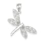 Gold Classics&#40;tm&#41; 14kt. White Gold Dragonfly Pendant - image 1
