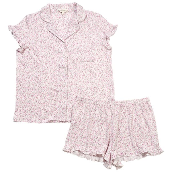 Womens Laura Ashley Short Sleeve Confetti Ditsy Pajama Set