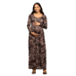Plus Size 24/7 Comfort Apparel Floral Maternity Maxi Dress - image 1
