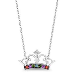 Enchanted by Disney Sterling Silver Majestic Crown Necklace