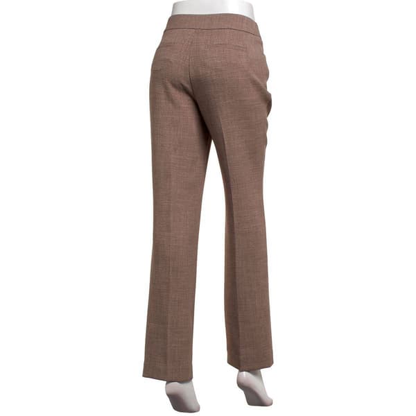 Petite Kasper Fly Front Pebble Crepe Trouser