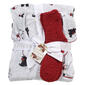 Womens Laura Ashley&#174; Scottie Dog Notch Collar Pajama Set - image 2