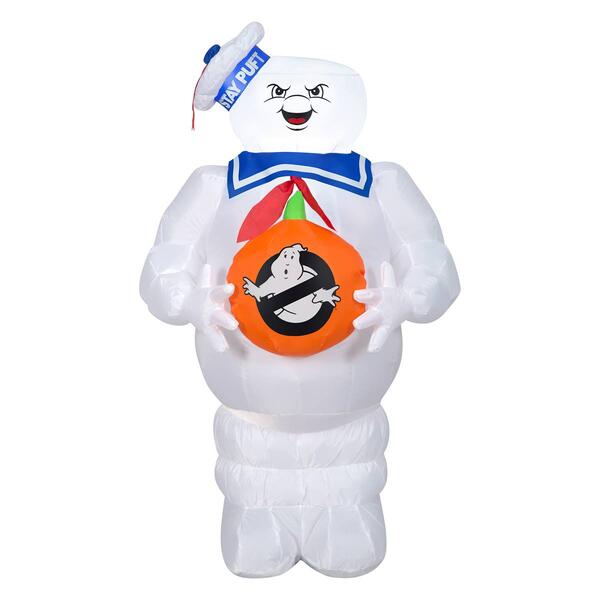 National Tree 42in. Inflatable Stay-Puft Marshmallow Man - image 