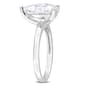 Sterling Silver 3ctw. White Moissanite Solitaire Ring - image 3