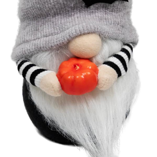 Northlight Seasonal 9.5in. Standing Gnome With Pumpkin and Bats