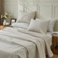 Patina Vie Maison Vintage Floral Benton Diamond Rose Quilt Set - image 3
