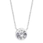 Sterling Silver Round Bezel Pendant - image 1