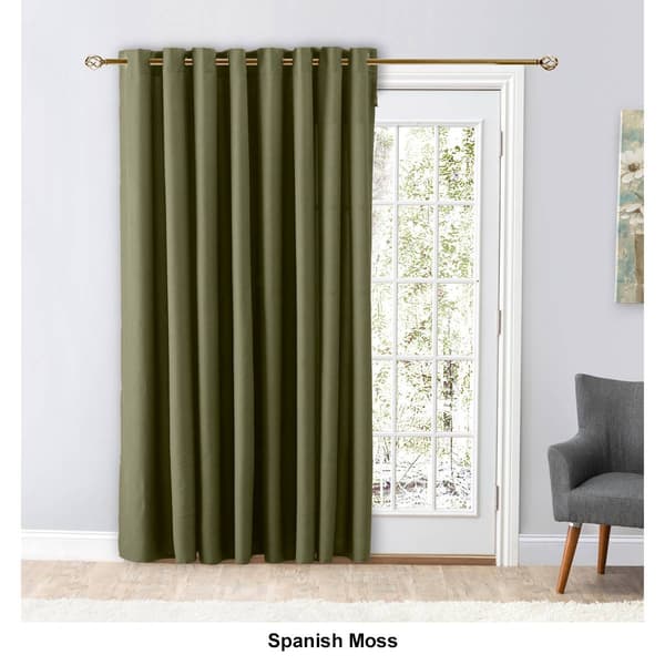 Ricardo&#174; Glasgow Grommet Patio Curtain Panel w/ Wand - 112x84