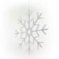 Alpine LED Motion Light Hanging Snowflake - image 1