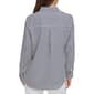 Womens DKNY Long Sleeve Pinstripe Casual Button Down - image 2