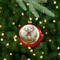 Northlight Seasonal 4in. Reindeer Glass Disc Christmas Ornament - image 2
