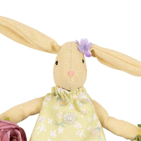 Northlight Seasonal Girl Bunny Artificial Floral Easter Wreath