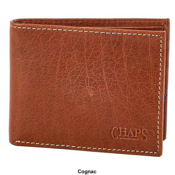 Mens Chaps Buff Oily Passcase Wallet