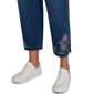 Plus Size Alfred Dunner Hilton Head Stitch Floral Denim Pants - image 5