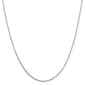 Unisex Gold Classics&#40;tm&#41; .70mm. 14kt. White Gold Box 14in. Necklace - image 1