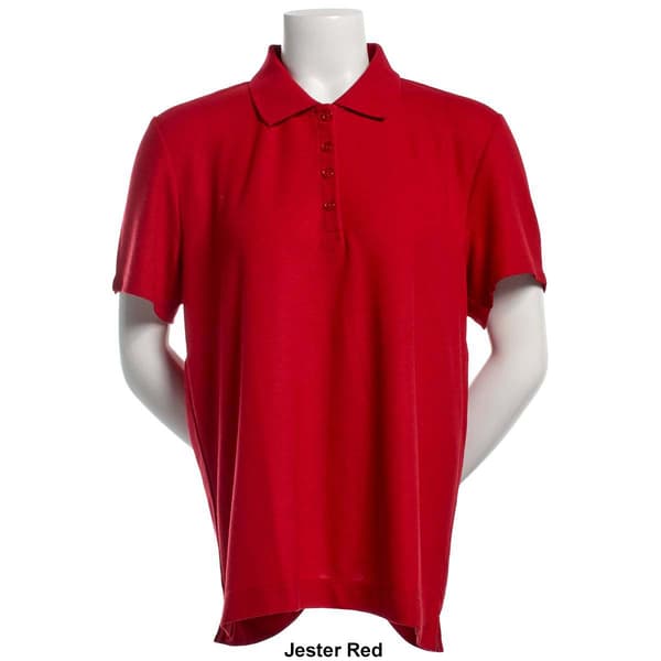 Plus Size Hasting & Smith Short Sleeve Solid Polo