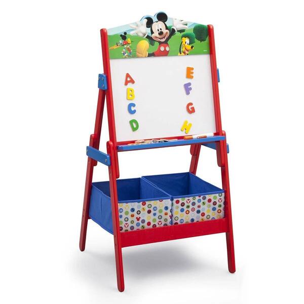 Mickey Mouse Whiteboard Easel w/ Storage - image 