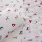 Freshfolds Cotton Pups in the Snow Holiday 4pc. Flannel Sheet Set - image 3