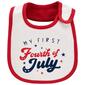 Baby Unisex Carters&#40;R&#41; 1st 4th of July Bib - Ivory - image 1