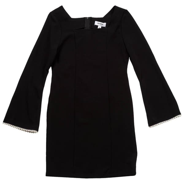 Girls &#40;7-16&#41; Speechless&#174; Long Sleeve Pearl Embellished Mini Dress