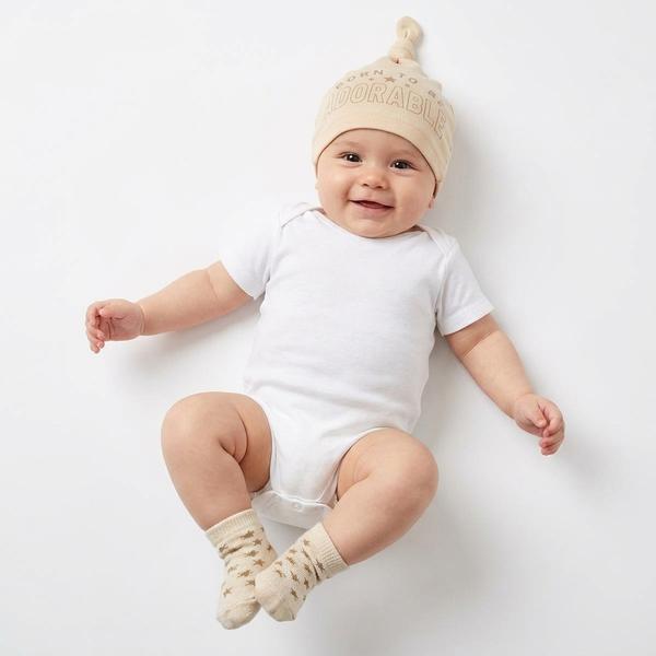 Baby Unisex Baby Essentials® Born to Be Adorable Hat & Socks Set