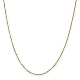 Gold Classics(tm) 1.0mm. 14kt. Gold Box Chain Necklace