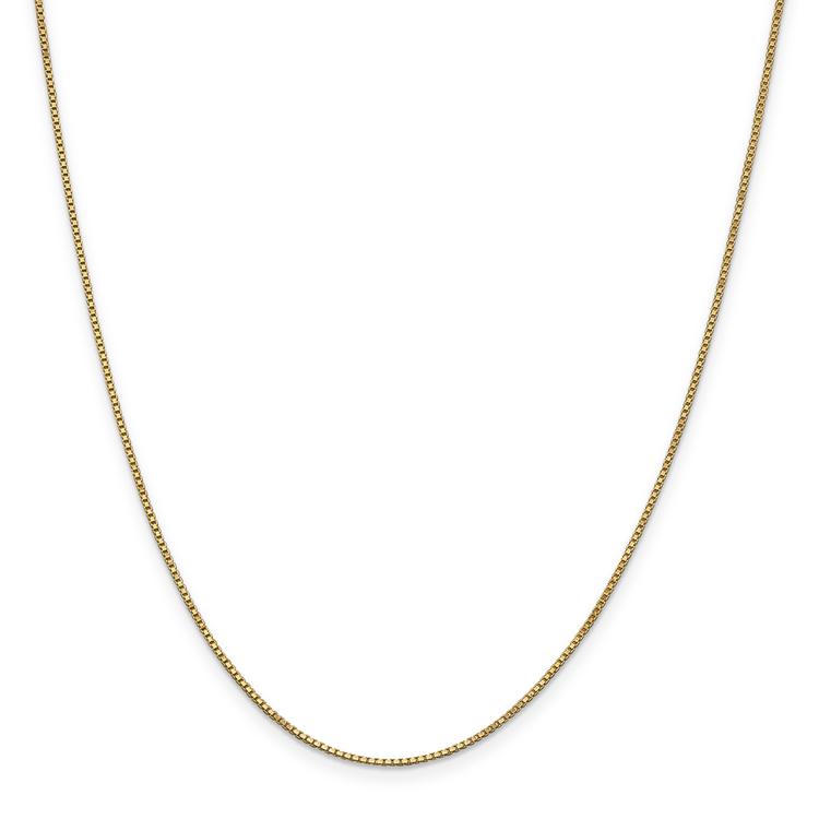 Gold Classics(tm) 1.0mm. 14kt. Gold Box Chain Necklace