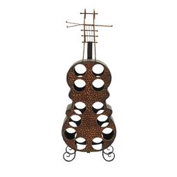 9th & Pike® Cello-Shaped Standing Wine Rack