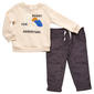 Baby Boy (12-24M) bon bebe(R) Dino Adventure Corduroy Pants Set - image 1
