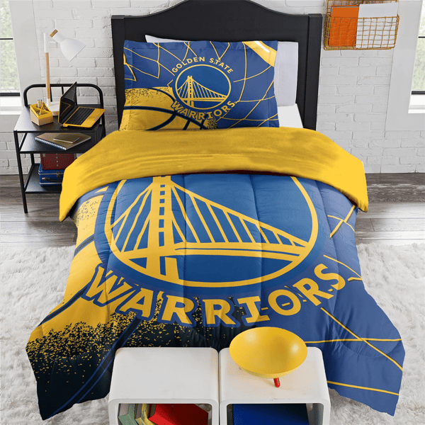 Sweet Home Collection NBA Golden State Warriors Comforter Set