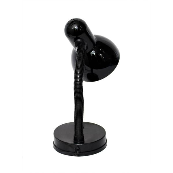 Simple Designs Basic Metal Desk Lamp w/Flexible Hose Neck