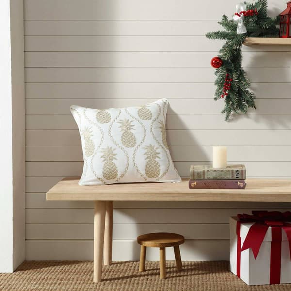 Tommy Bahama Golden Pineapples Decorative Pillow - 20x20