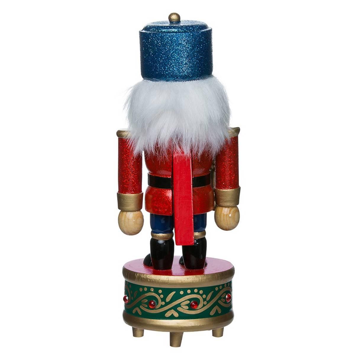 Kurt Adler 8.5in. Wooden Musical Soldier Nutcracker