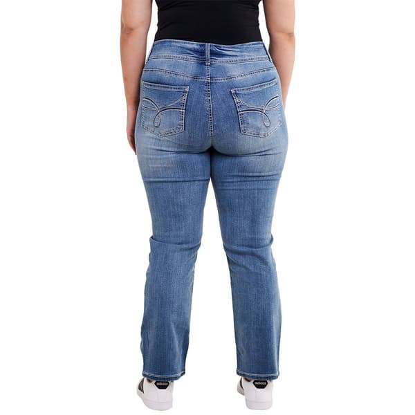 Juniors Plus Wallflower Jenny Curvy Denim Jeans