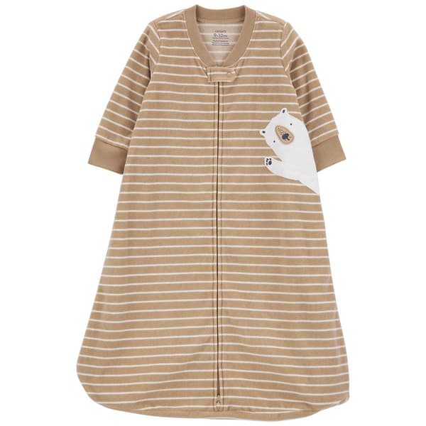 Baby Unisex (NB-12M) Carters(R) Polar Bear &amp; Stripe Sleep Sack