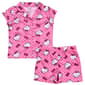 Toddler Girl Hello Kitty&#40;R&#41; Dot Bow Top & Shorts Pajama Set - image 1