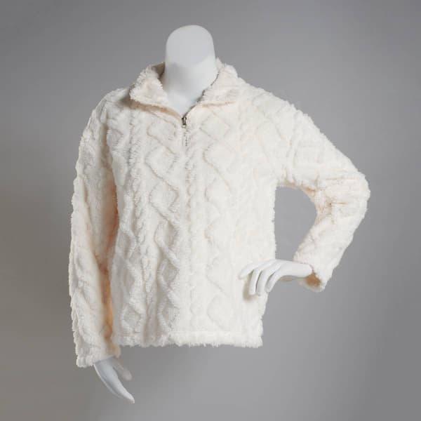 Womens Jason Maxwell Poly Cable Cozy Sweater - image 