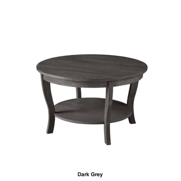 Convenience Concepts American Heritage Round Coffee Table