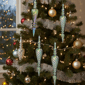 Northlight 8ct. Spiral Iridescent Christmas Finial Ornaments - image 2