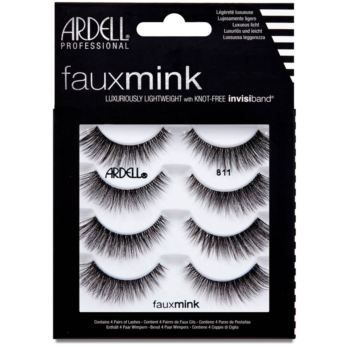 Open Video Modal for Ardell(R) Multi Pack Faux Mink False Eyelashes #811 - 4 Pack