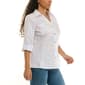 Womens Zac & Rachel 3/4 Sleeve Knit To Fit Causal Button Down - image 3