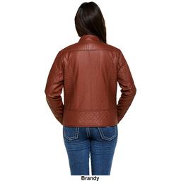 Juniors Snobbish Cara Vegan Leather Moto Jacket