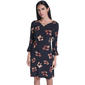Womens Tommy Hilfiger Pleated Sleeve Print ITY Dress - image 1