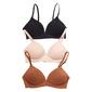 Womens Danskin 3pk. Micro Wire-Free Fashion Bra DS3930-3PKP - image 1