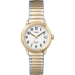 Womens Timex&#40;R&#41; Classic White Dial Watch - T2H3819J