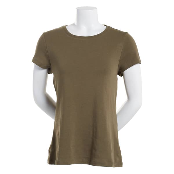 Womens Preswick &amp; Moore Short Sleeve Crew Neck Top