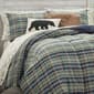 Eddie Bauer Rugged Plaid Navy Rreversible Comforter Set - image 3