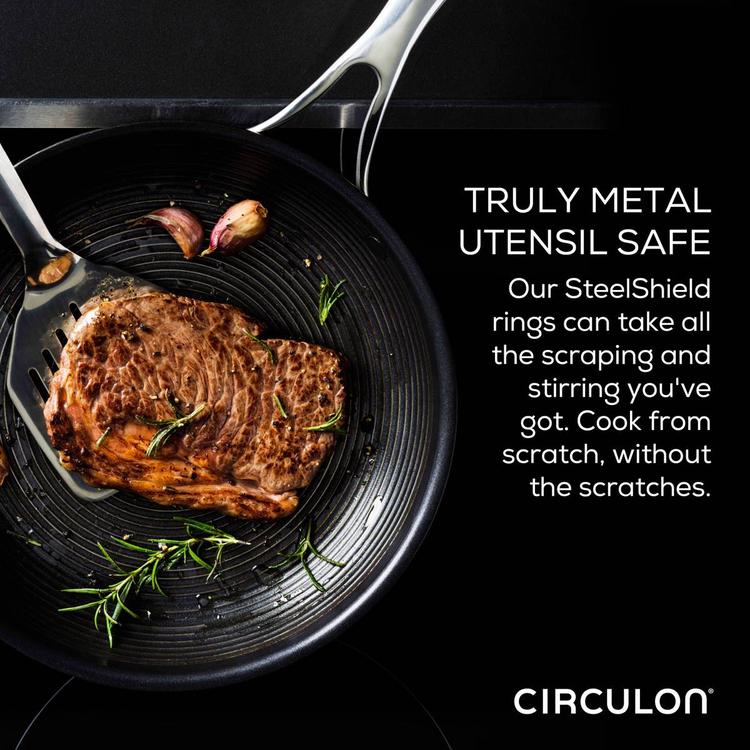 Circulon® 12pc. Stainless Steel Cookware and Utensil Set