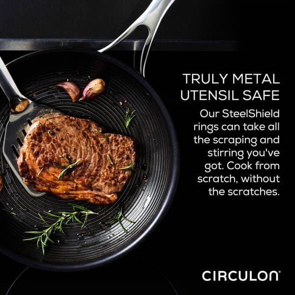 Circulon&#174; 12pc. Stainless Steel Cookware and Utensil Set