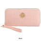 Womens Sasha Geometric Texture Zip Around Wristlets - image 4